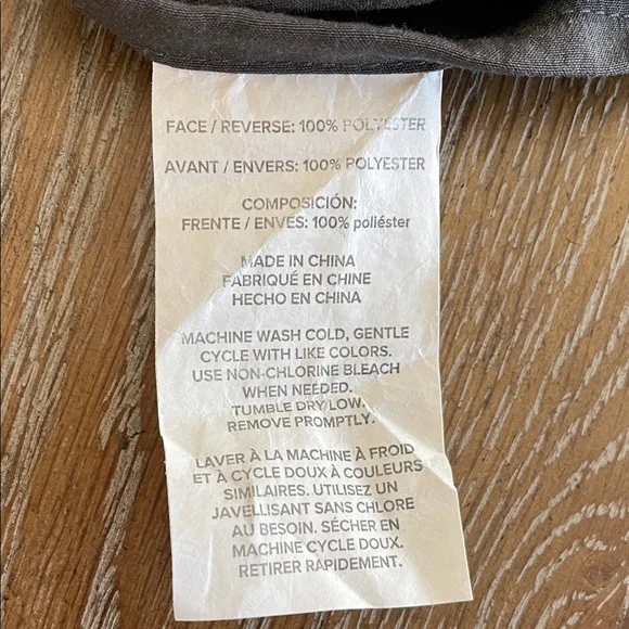 UGG Dark Gray Comforter Set Full/Quenn - Picture 4 of 6